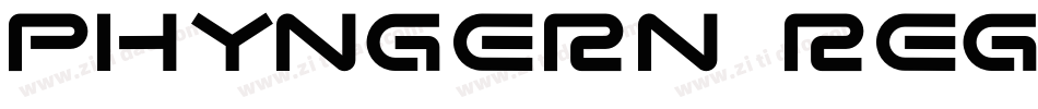 Phyngern Regular字体转换